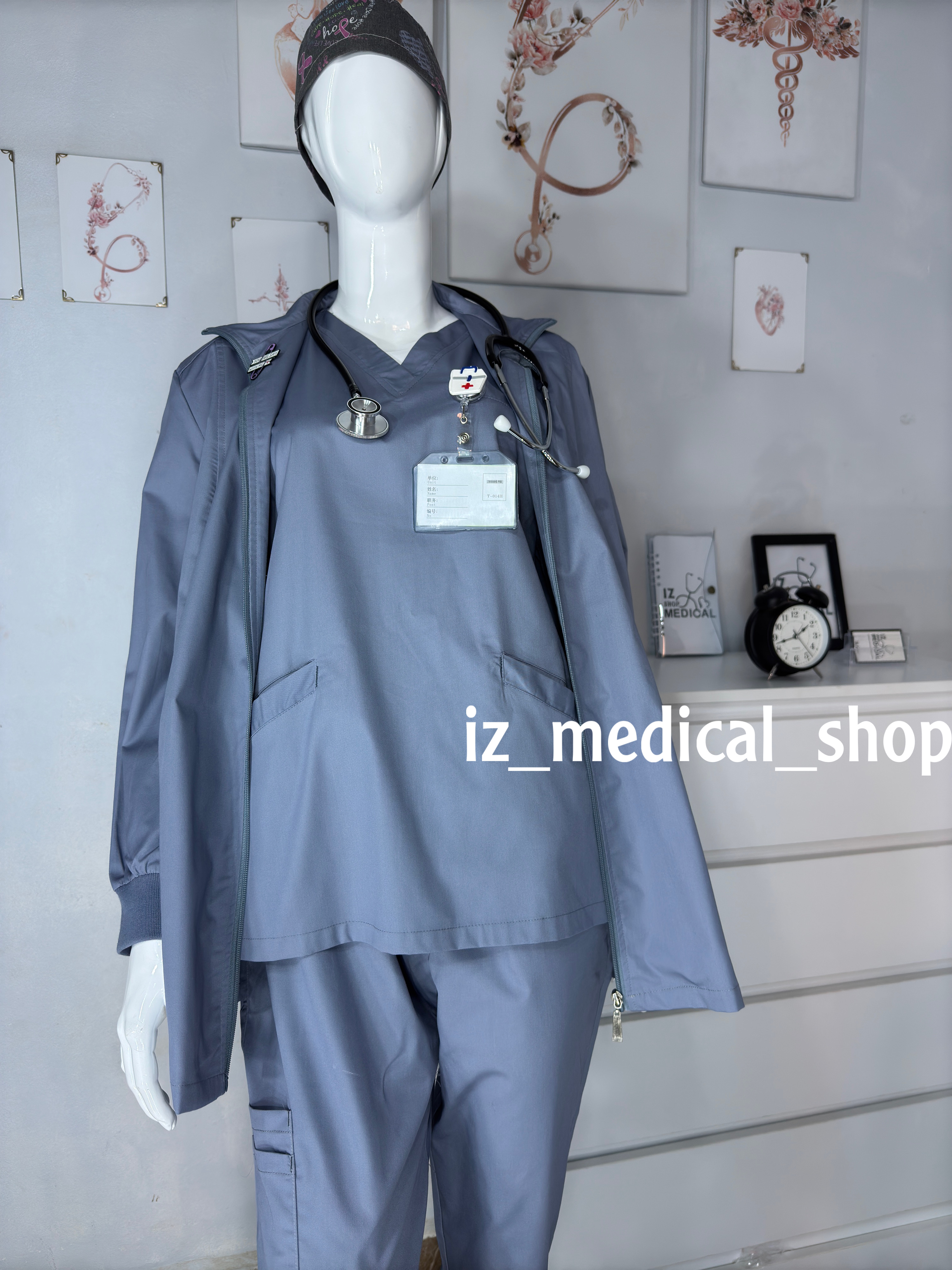 Cropped Faux leather Jacket