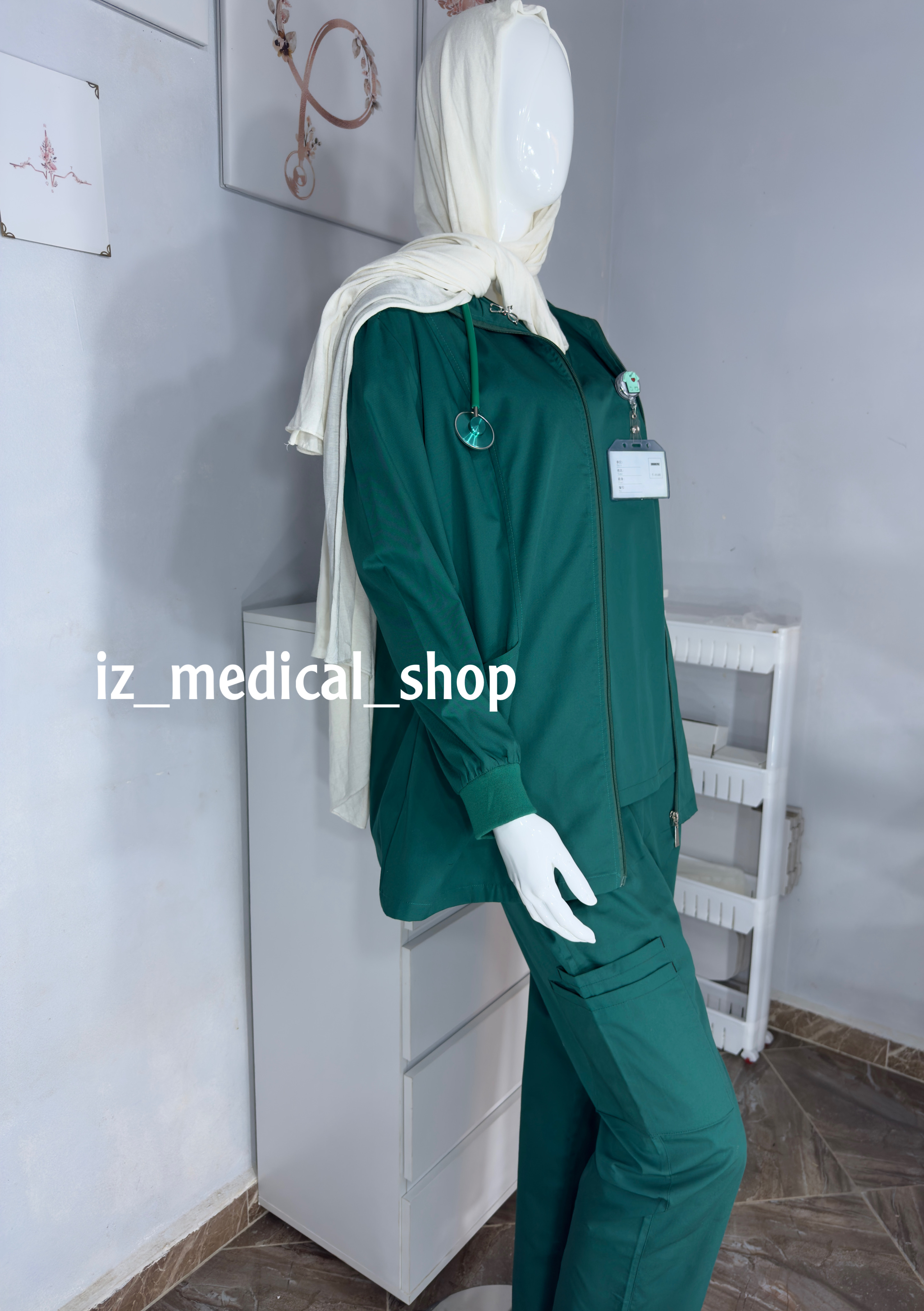 Cropped Faux leather Jacket