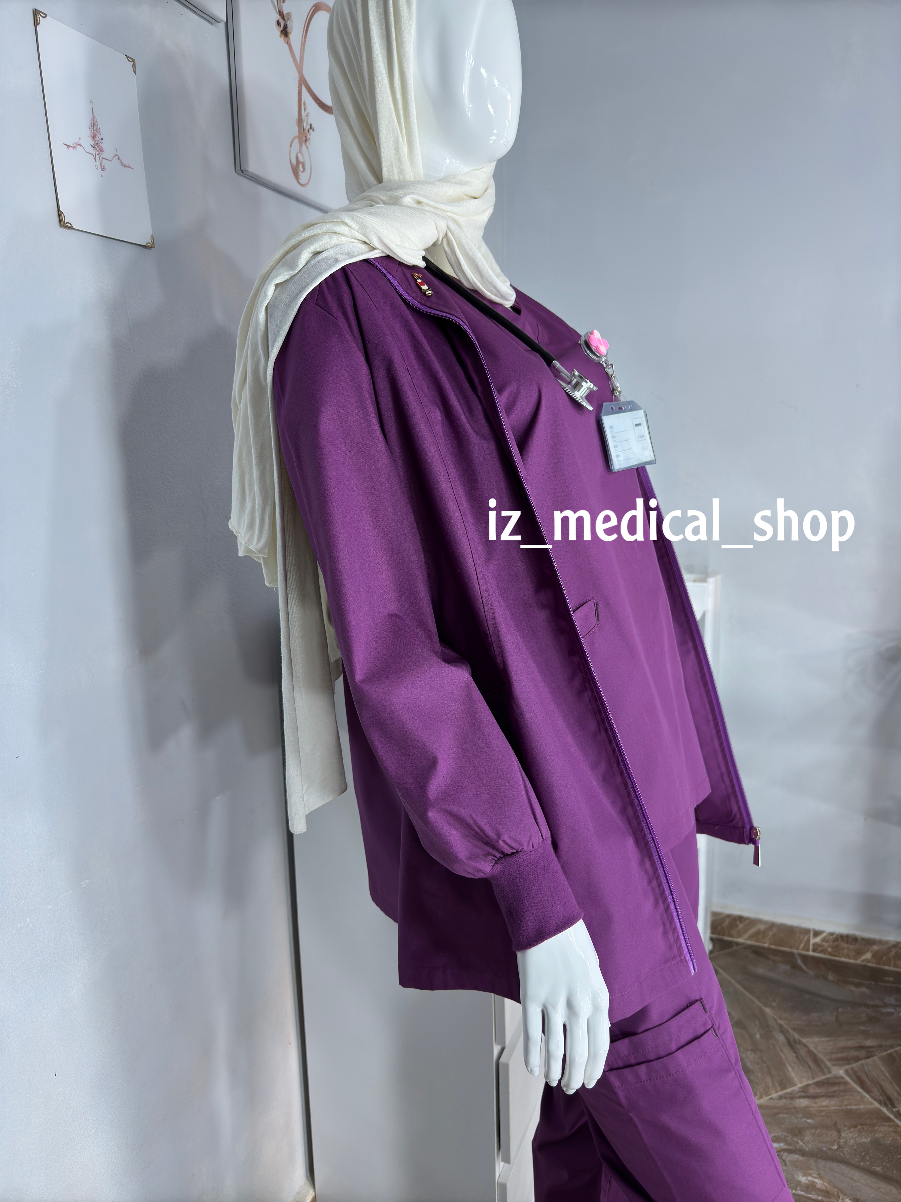 Cropped Faux leather Jacket