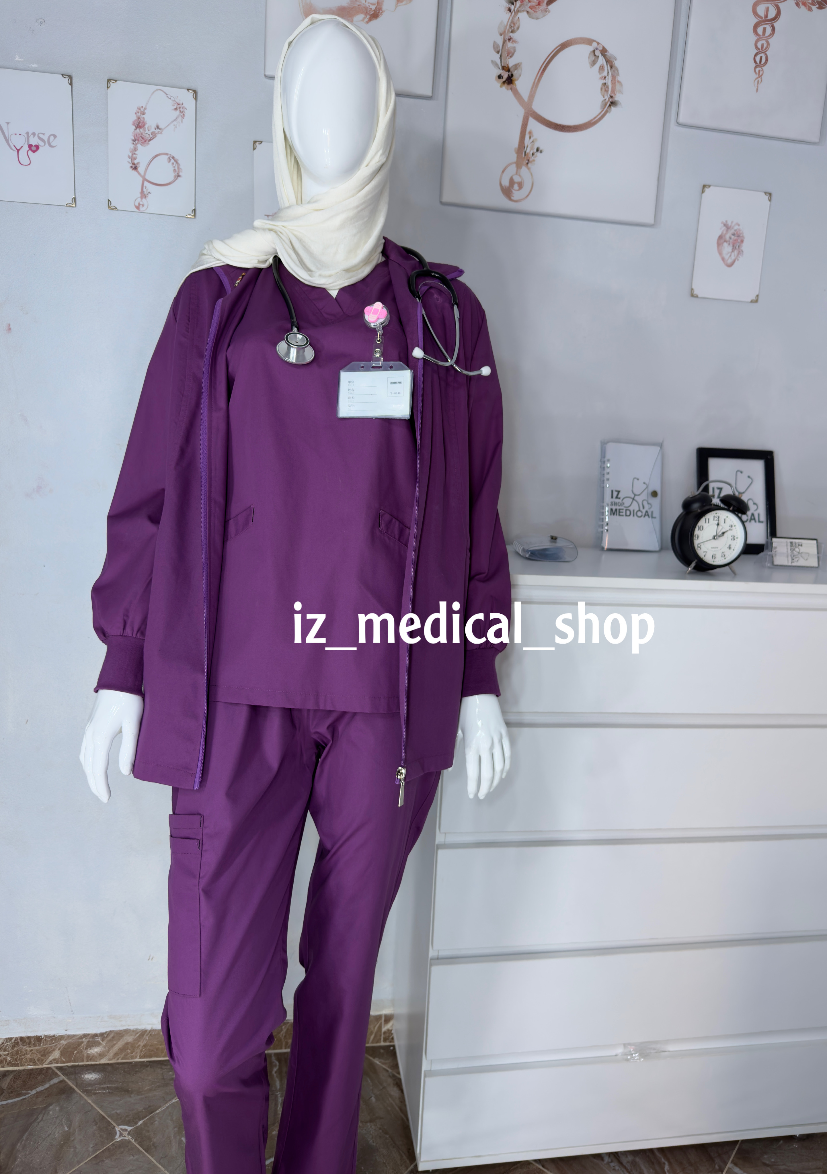 Cropped Faux leather Jacket