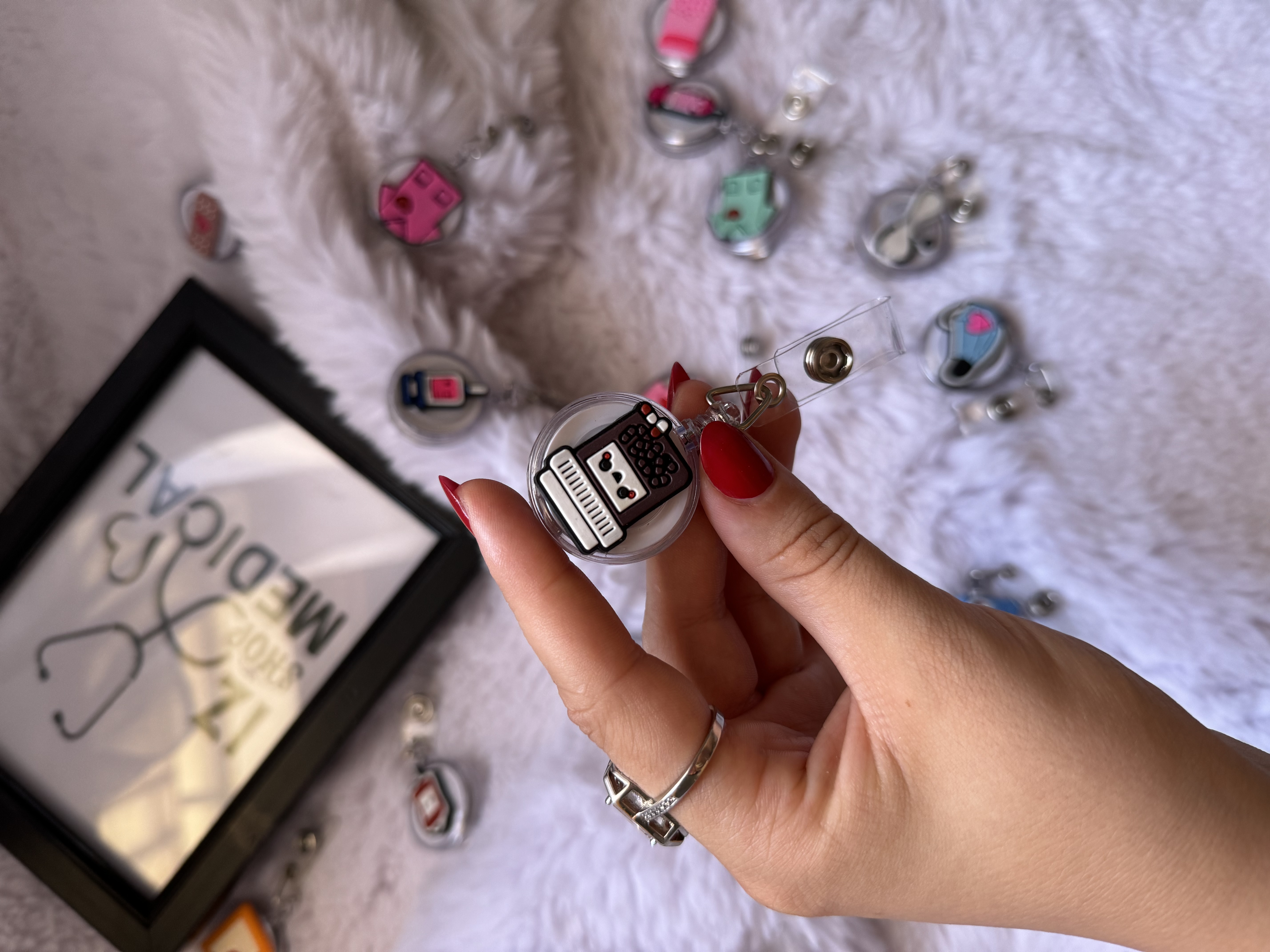 Cropped Faux leather Jacket